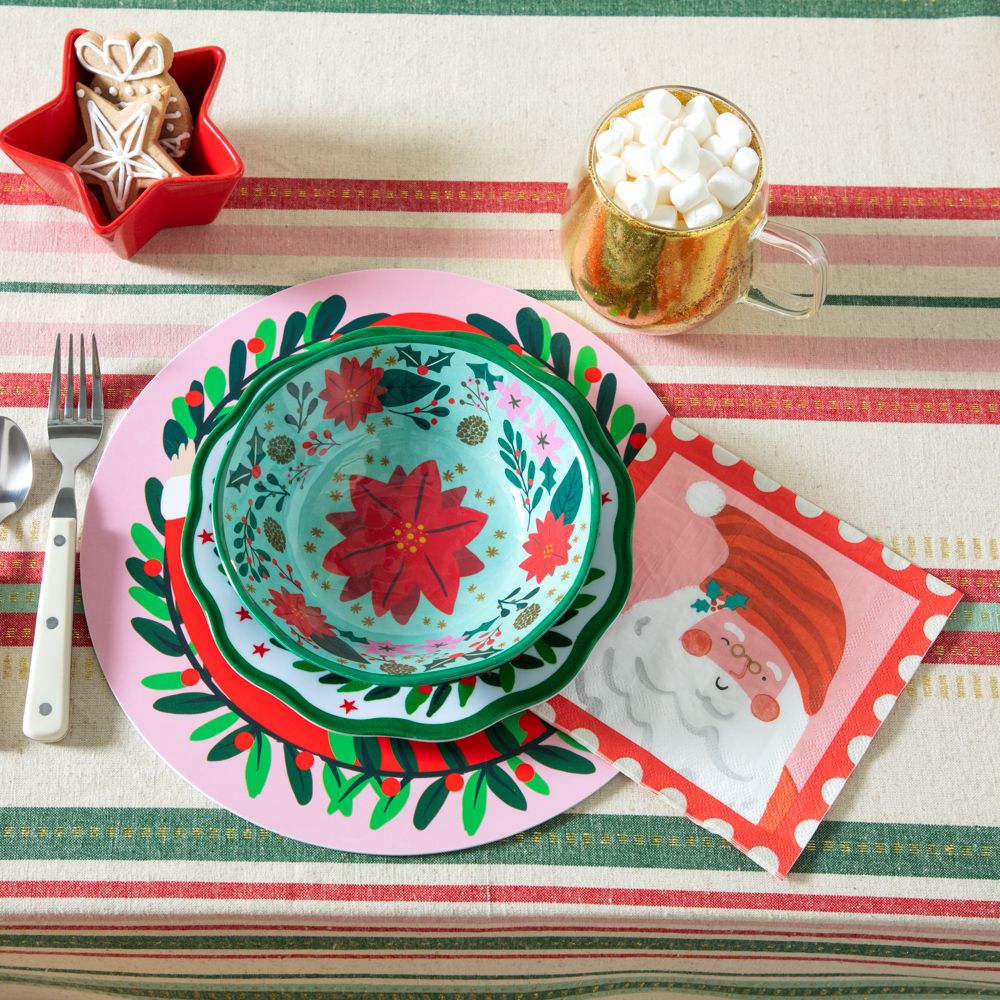 Taza de vidrio con glitter 340 ml