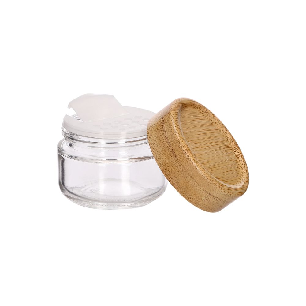 Especiero con tapa de madera 85 ml