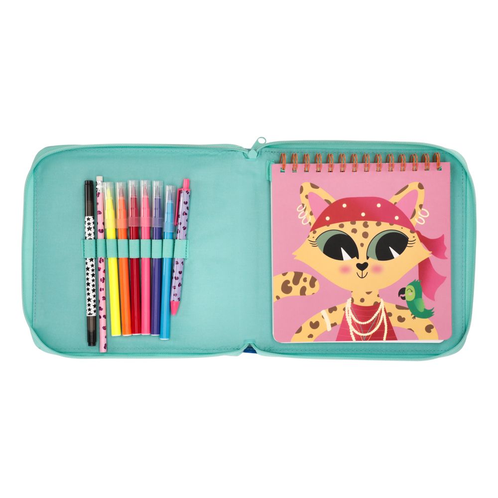 Set estuche con cuaderno 21.5x23 cm