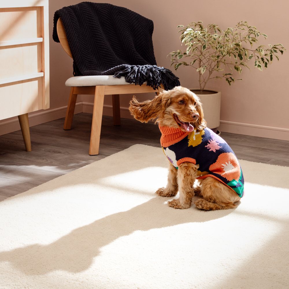 Chaleco tejido para mascota talla mediana