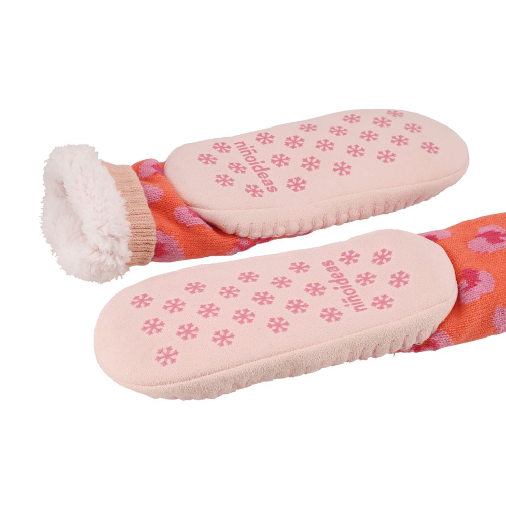 Calcetas tejidas cordero infantil con suela 26 cm