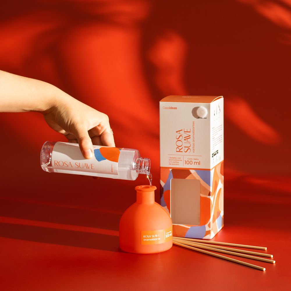 Repuesto esencia aromática rosa suave 200 ml