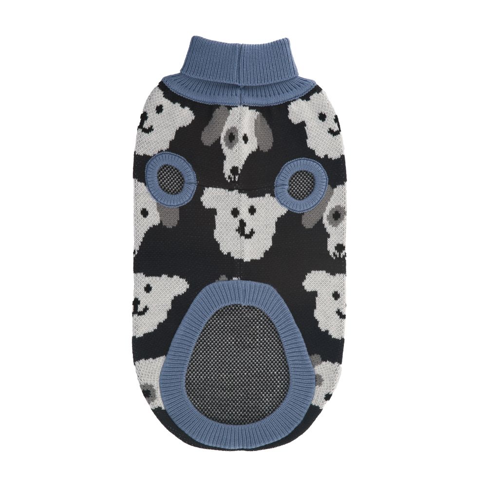 Chaleco tejido para mascota talla grande