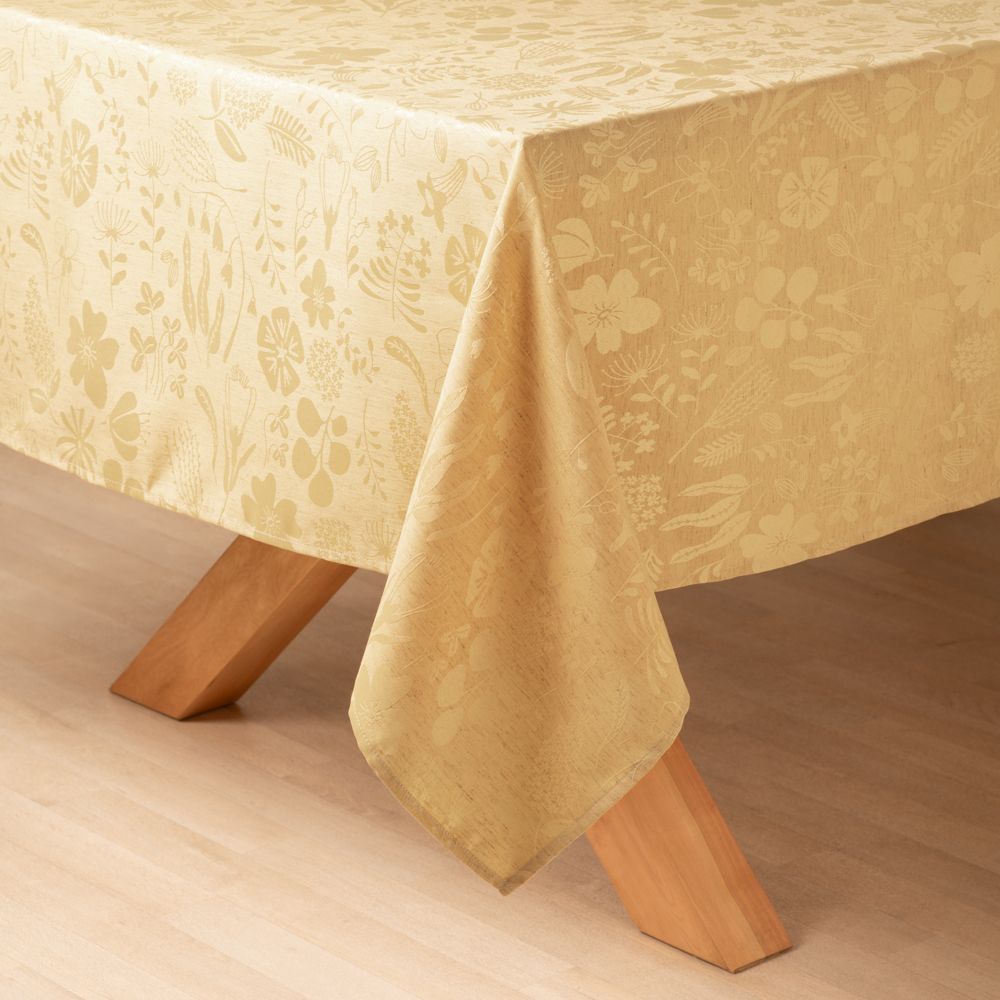 Mantel de jacquard de lino 150x250 cm