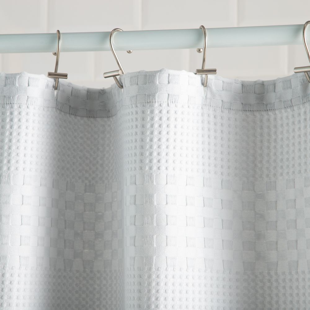 Cortina de baño algodón texturizado 180x190 cm