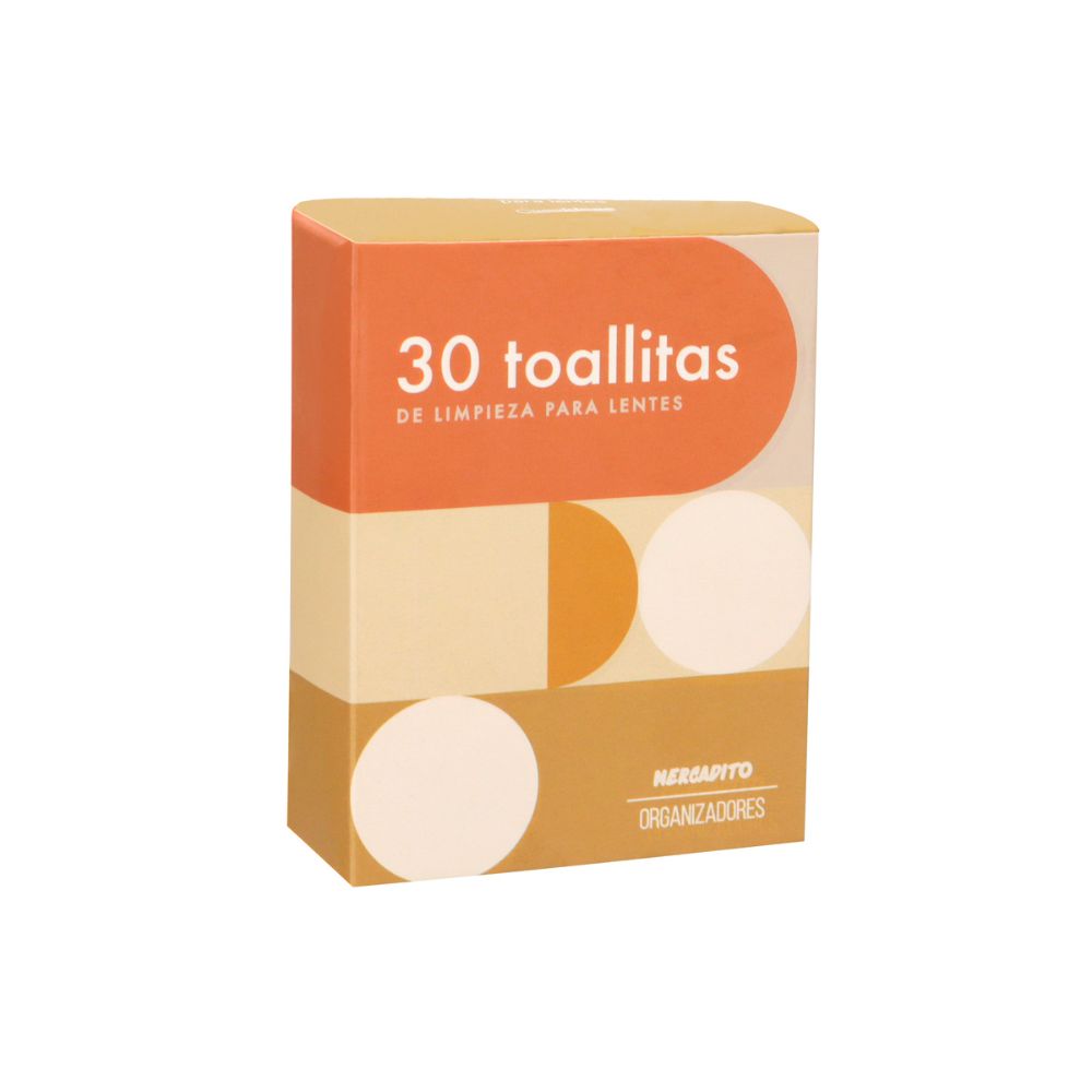 Set 30 Toallitas de Limpieza para Lentes