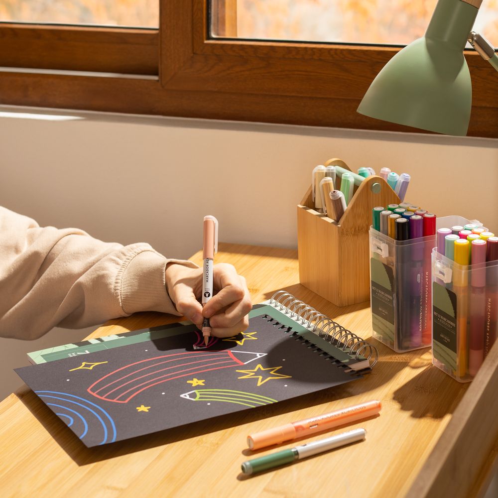 Set 12 marcadores acrílicos punta pincel