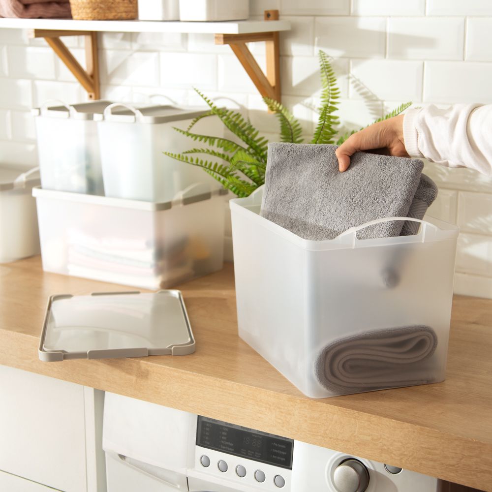 Caja plástica con tapa 12 Litros