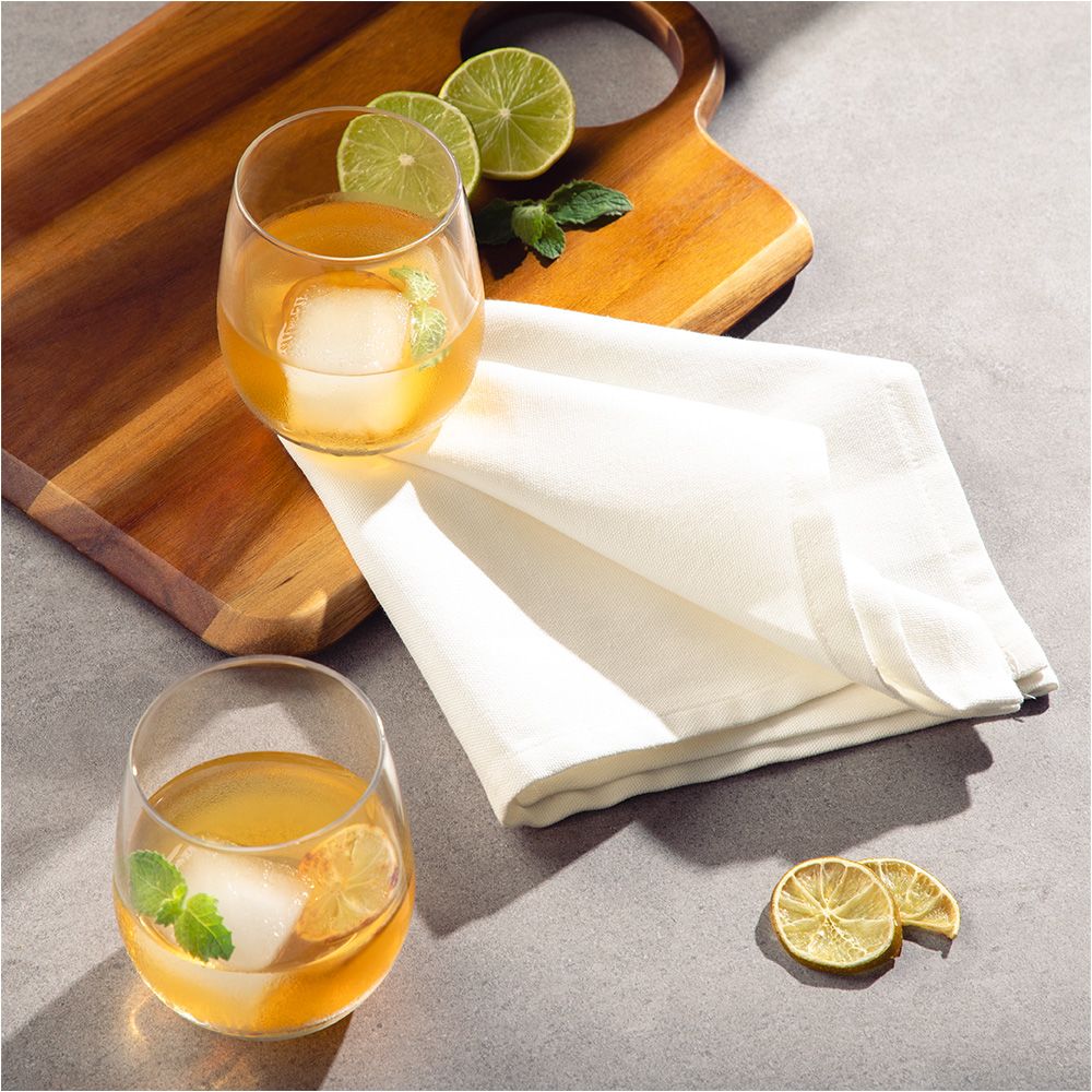 Set de 2 servilletas de algodón 40x40 cm