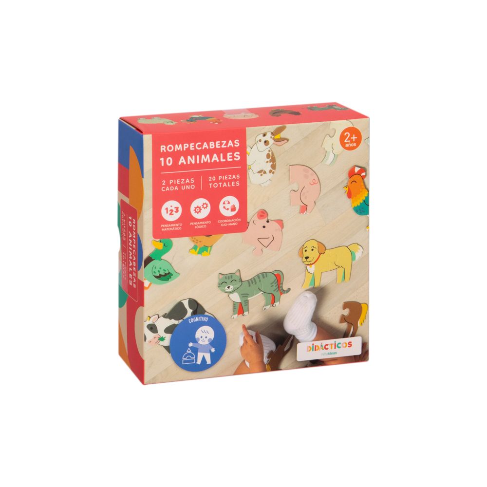 Rompecabezas de 10 animales