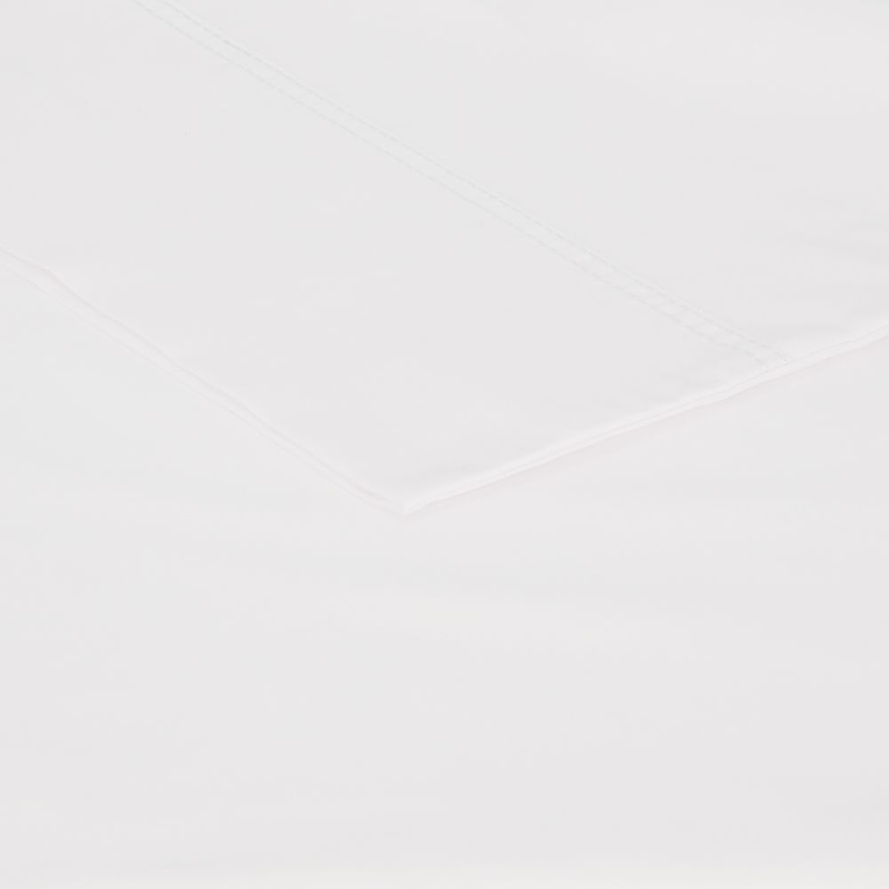 Set de sábanas algodón-poliéster liso 144 hilos Matrimonial