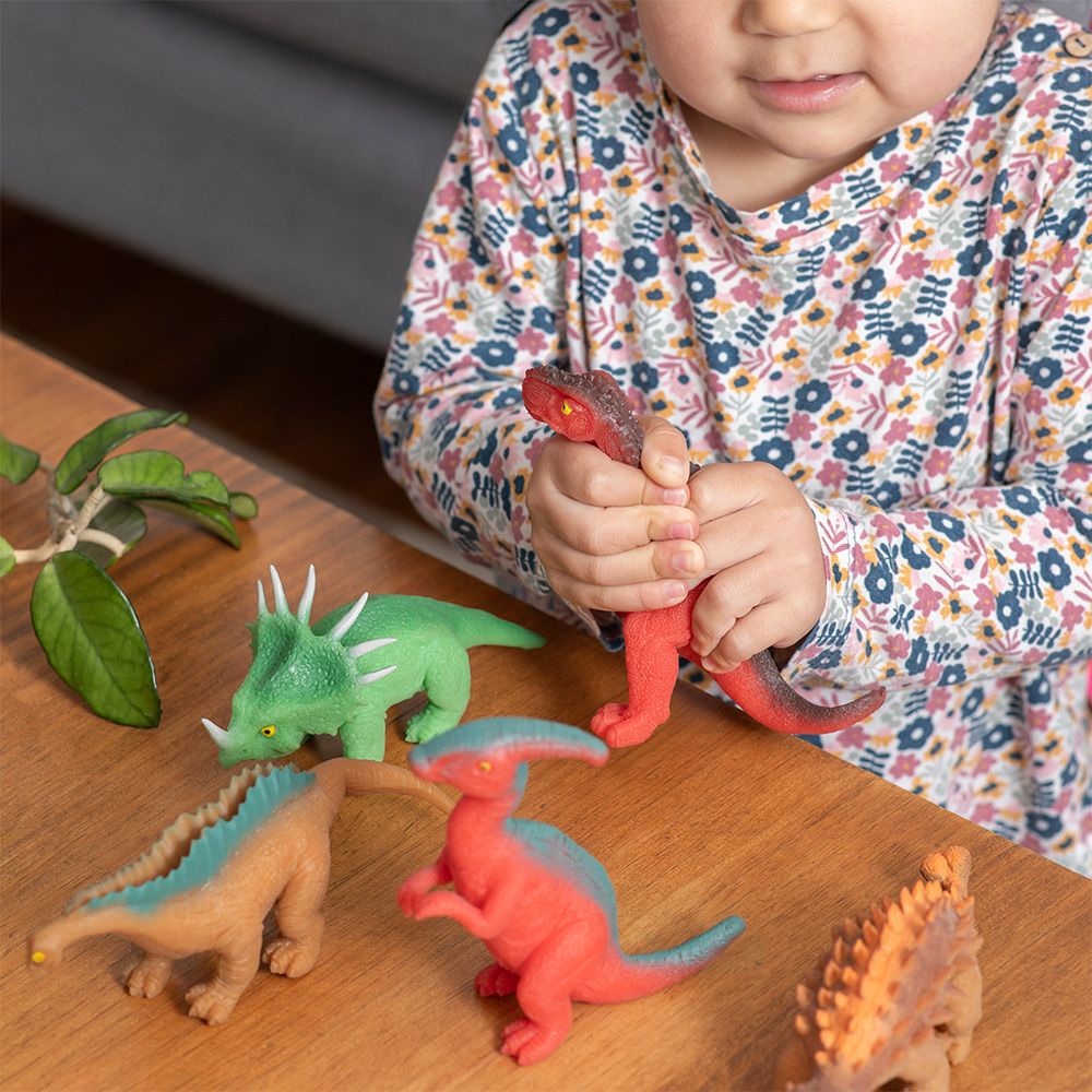 Set Dino apretable 8.6x6x11.5 cm