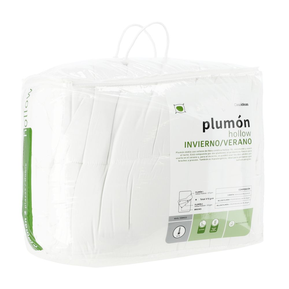 Plumón/Duvet Doble Invierno-Verano Individual