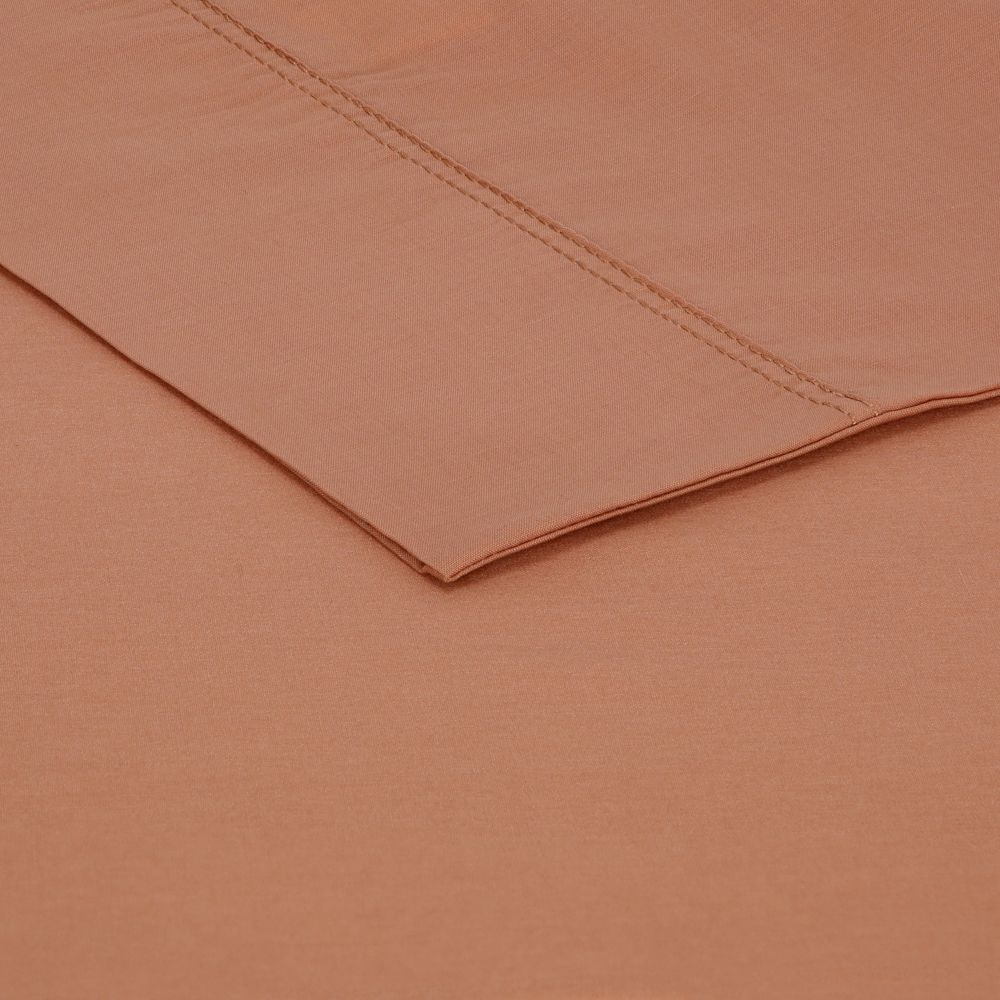 Set de sábanas algodón-poliéster liso 144 hilos Matrimonial