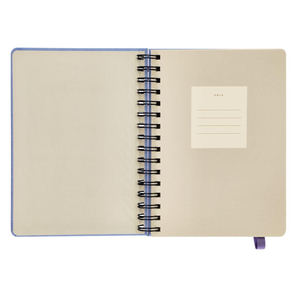 Libreta forrada con PU 120 hojas con líneas