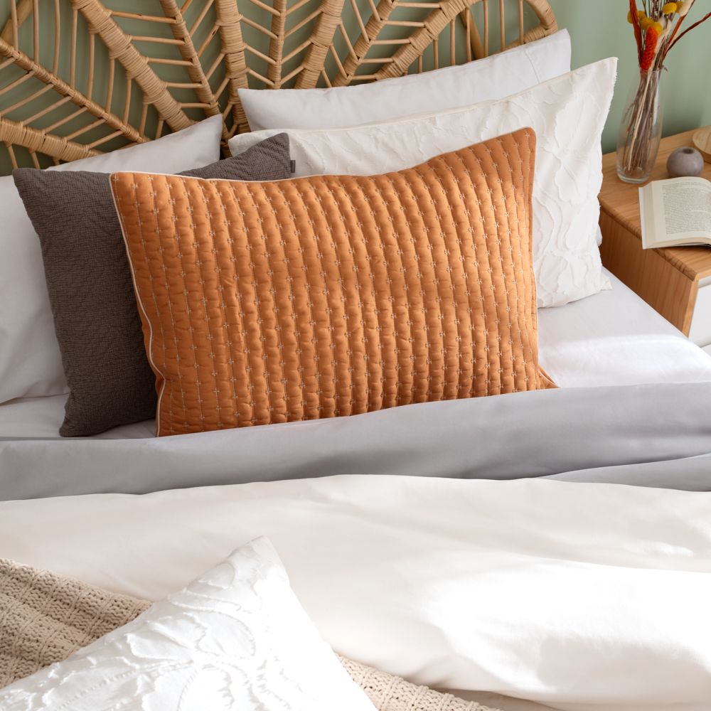 Funda para almohadón de colcha microfibra 70x50 cm