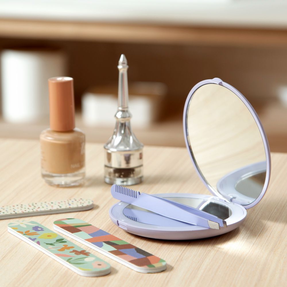 Set de pinza con espejo