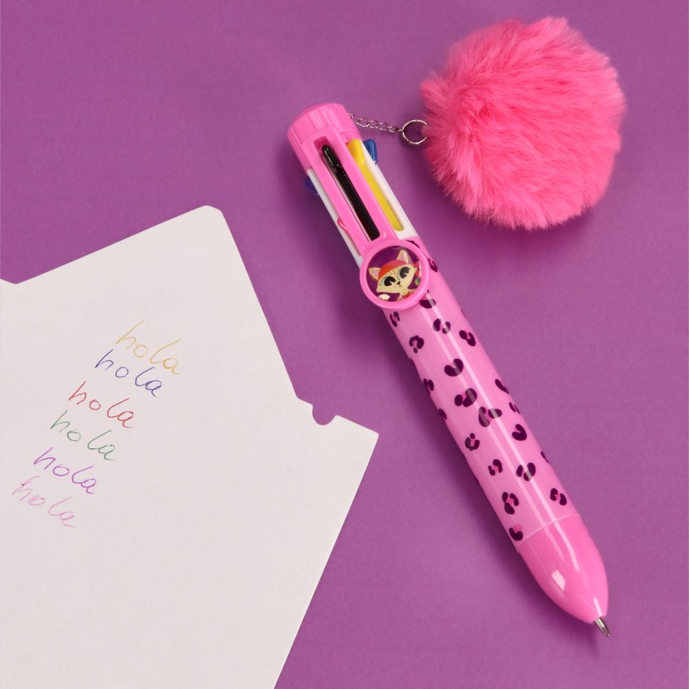 Bolígrafo 8 colores