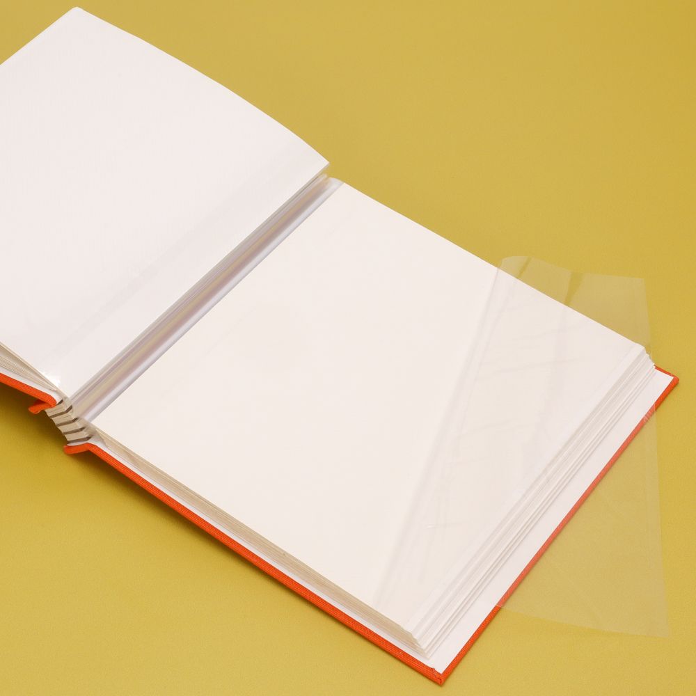 Álbum de fotos con tapa de tela y páginas adhesivas 140 fotos 22x3.3x22.7 cm