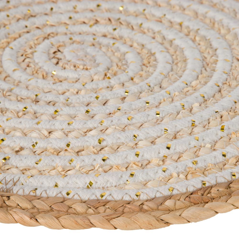 Individual de fibra natural navidad 38 cm