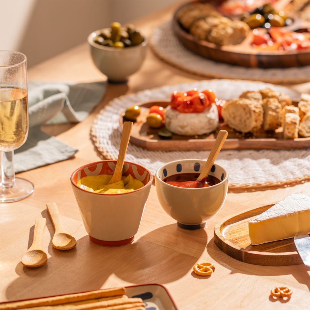 Pocillo con cuchara diámetro 10x8 cm