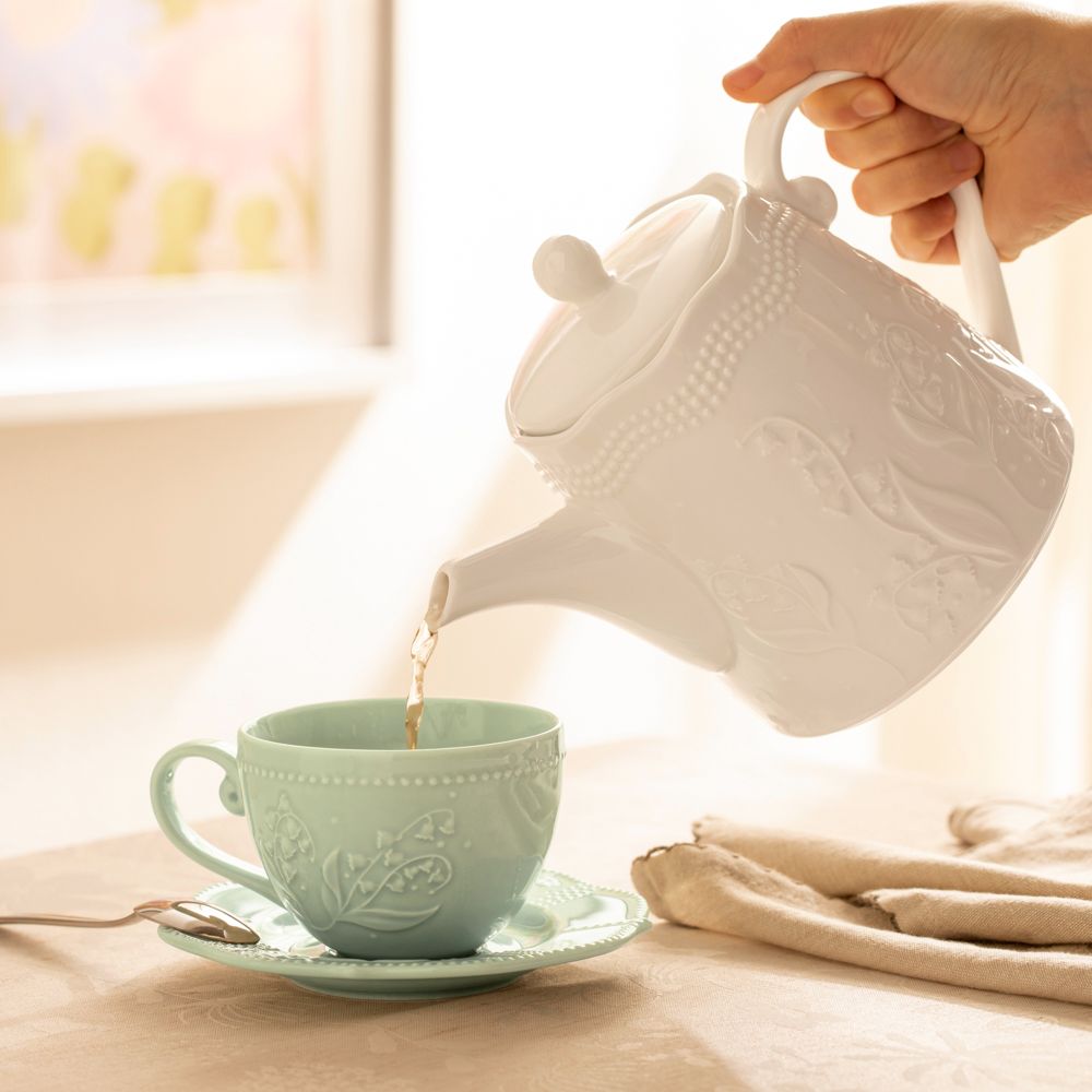 Taza de té de porcelana diseño romántico 260 ml