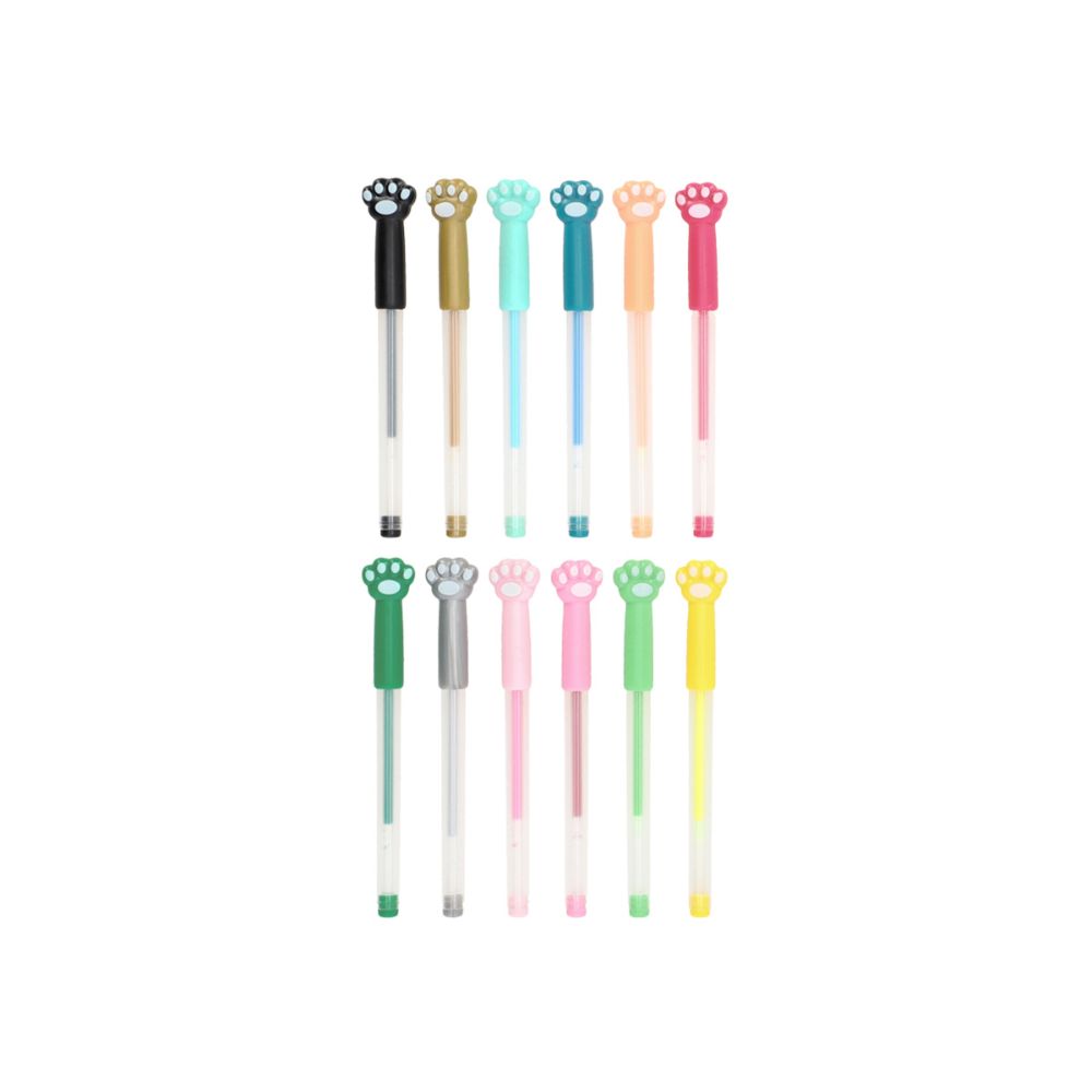 Set 12 Lápices Tinta Gel Forma