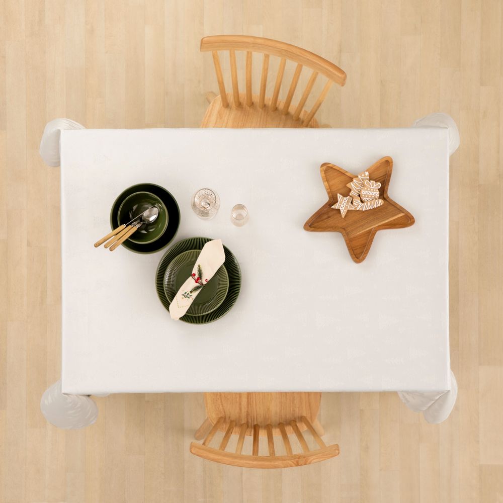 Mantel jacquard navideño 150x210 cm