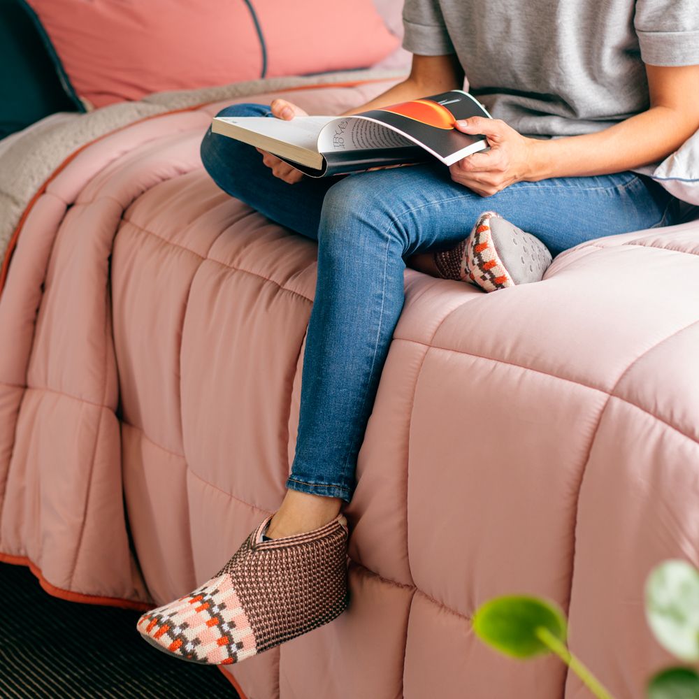 Pantufla suela blanda tejida talla G