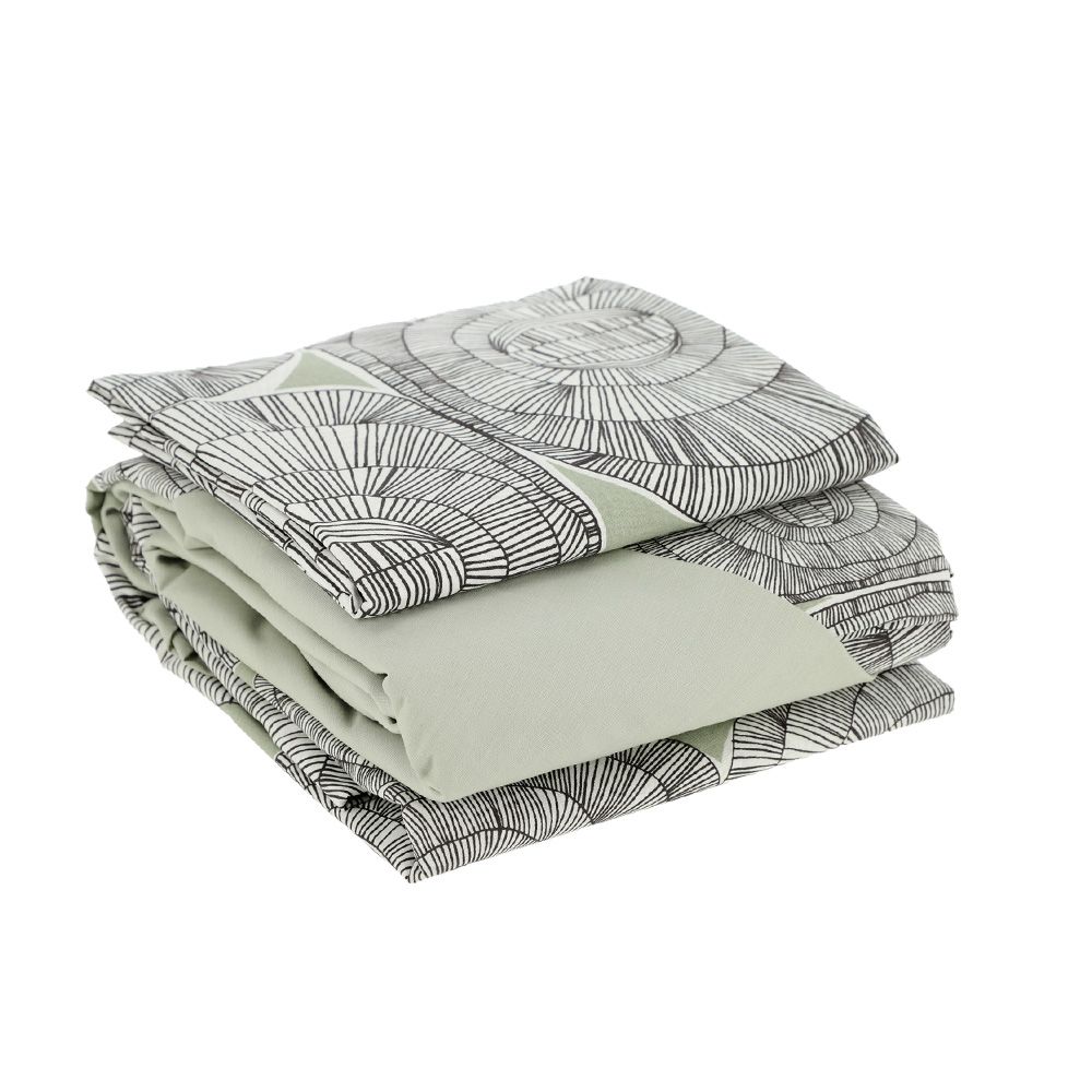 Set de sábanas algodón-poliéster estampadas 144 hilos King