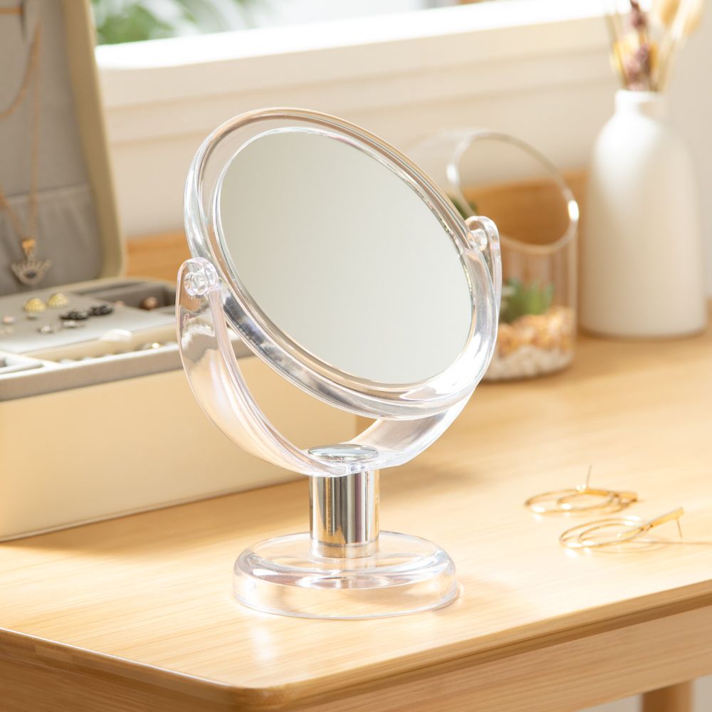 Espejo pedestal 22x16.5 cm