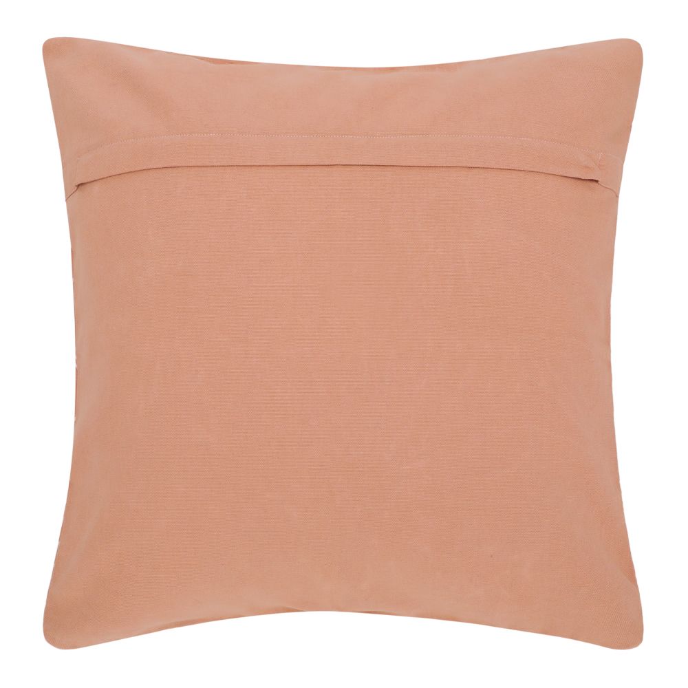 Cojín de algodón con cordón y diseño 45x45 cm