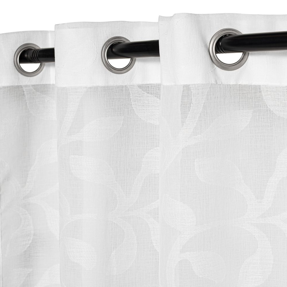 Set de 2 Cortinas velo con ojillos 140x240 cm c/u