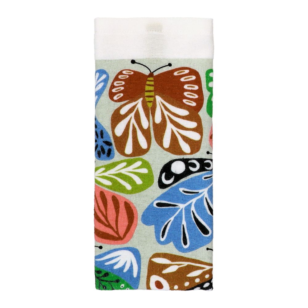 Paño de cocina velour algodón con diseño