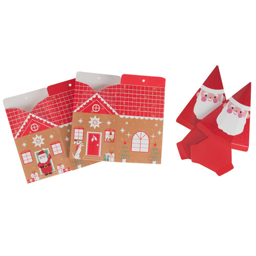 Set 4 Cajas S Y M Forma Navidad
