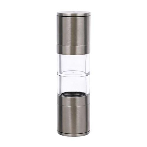 Molino Doble de Acrílico y Acero Inoxidable 270 gr