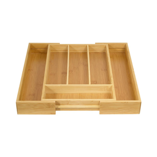 Organizador Cubiertos Bambú Extensible