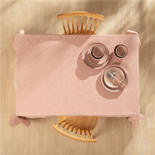 Mantel de jacquard de lino 150x250 cm