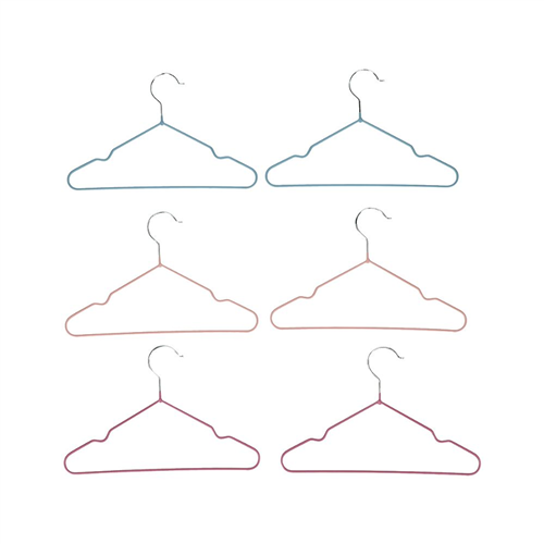 Set 6 Ganchos de Ropa Antideslizantes para Niños