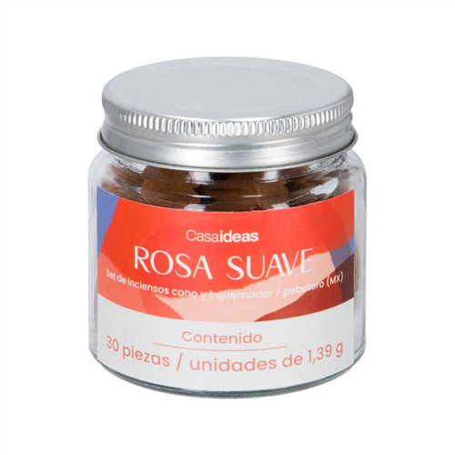 Set de Inciensos cono Rosa Suave
