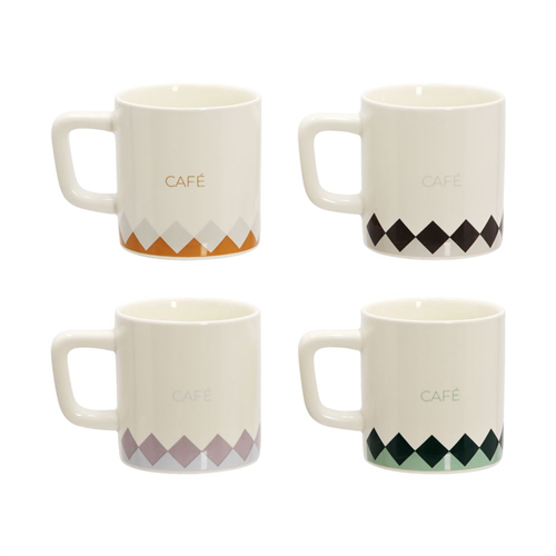 Set de 4 mini Tazas 140 ml