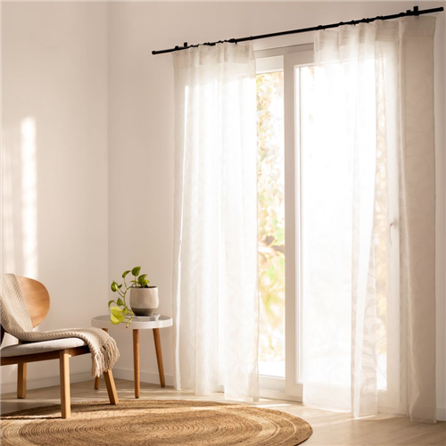 Set de 2 Cortinas velo con presillas ocultas 140x240 cm c/u