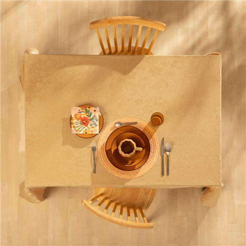 Mantel de jacquard de lino 150x250 cm