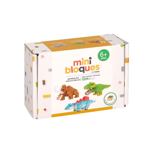 Mini bloques nivel 1 - Animales prehistóricos