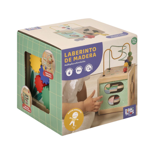 Laberinto de madera didáctico