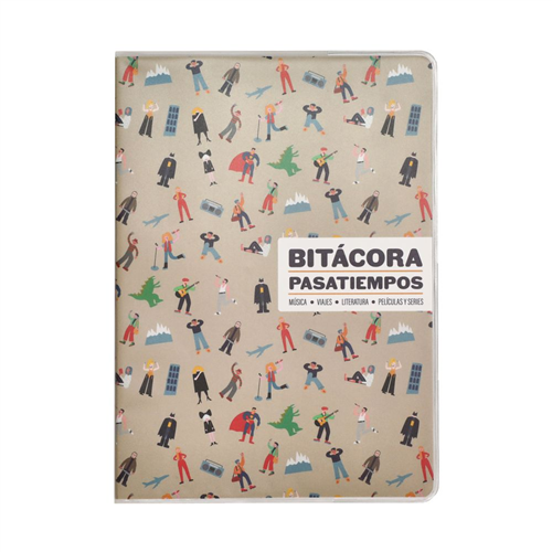 Cuaderno bitácora pasatiempos 15x21 cm
