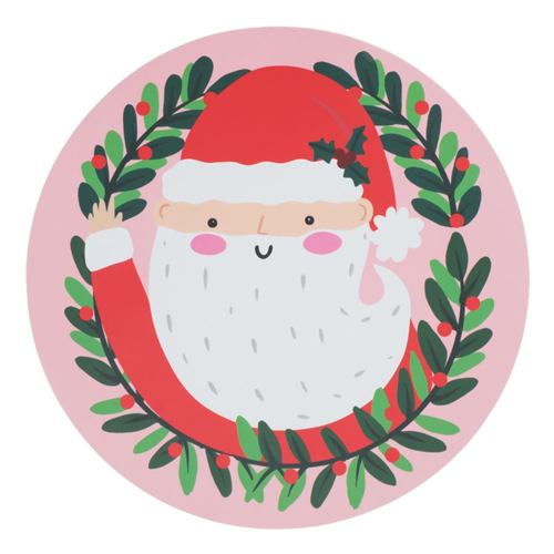 Individuales con diseño personaje navideño 30 cm