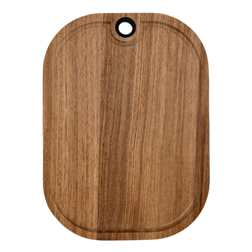 Tabla para cortar de madera de acacia 28.5x39x1.5 cm