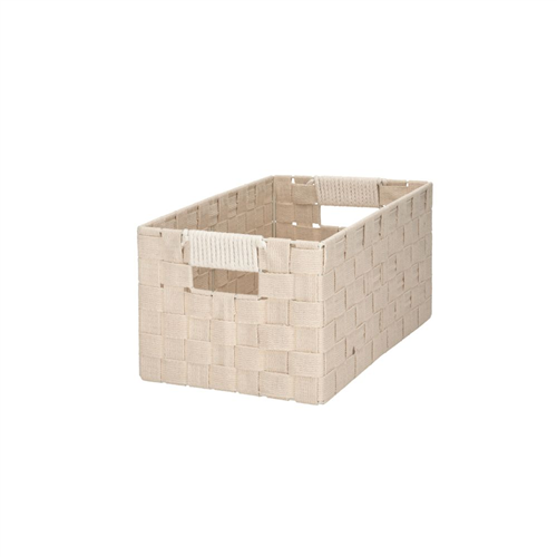 Canasta Cinta de algodón 33x22x16.5 cm