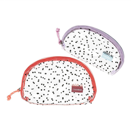 Set de 2 Cosmetiqueras transparentes